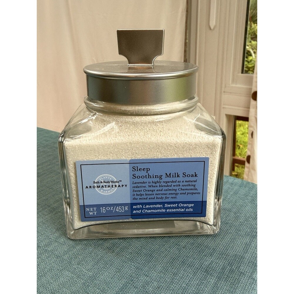 Bath Body Works Aromatherapy Sleep Soothing Milk Soak 16oz Lavender Orange
